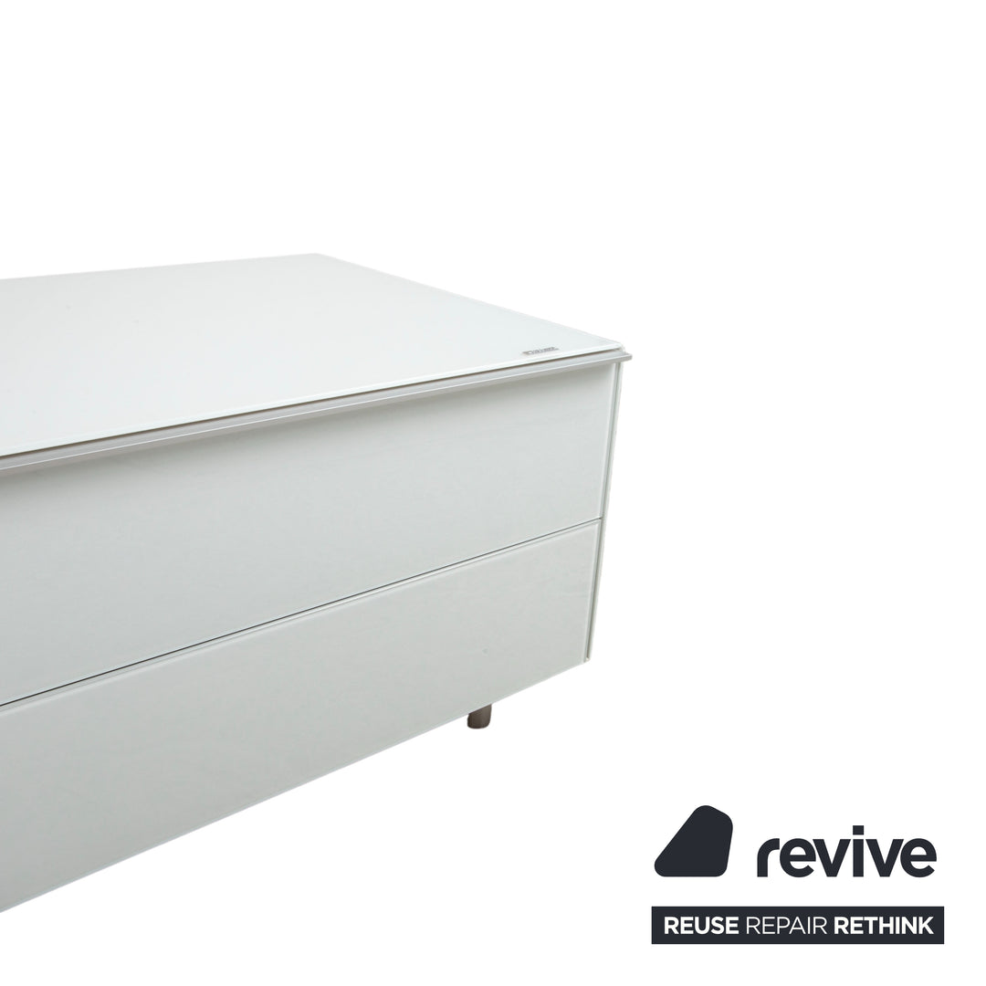 Spectral Glas Sideboard Weiß  manuelle Funktion