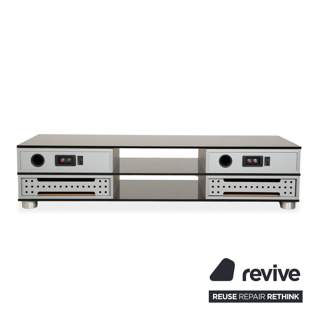 Spectral Sideboard Glas Schwarz Lautsprecher Soundsystem