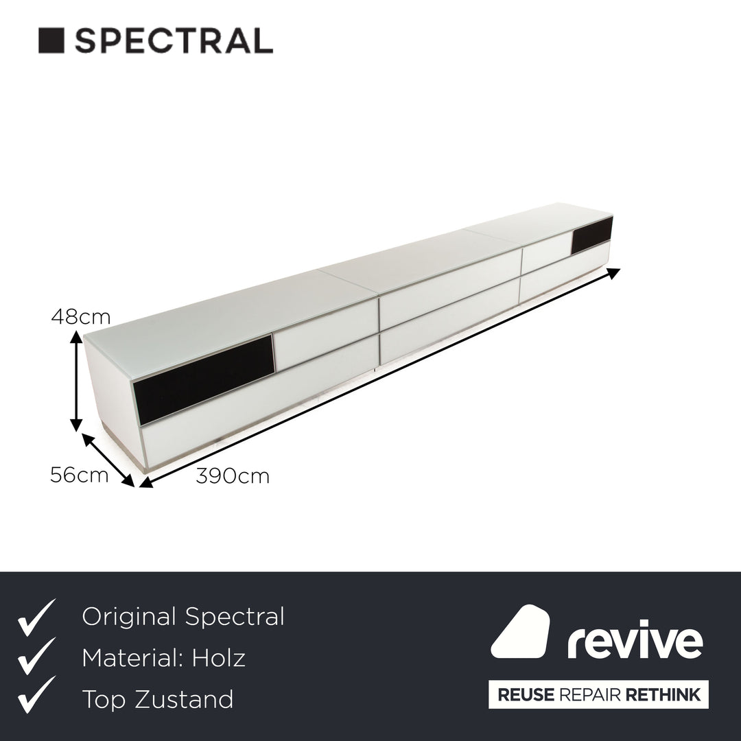 Spectral Sideboard Smart Furniture Wooden Sideboard White Lowboard HiFi Mediaboard