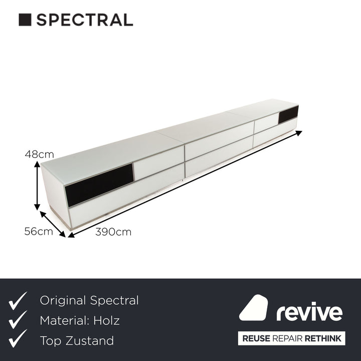 Spectral Sideboard Smart Furniture Wooden Sideboard White Lowboard HiFi Mediaboard