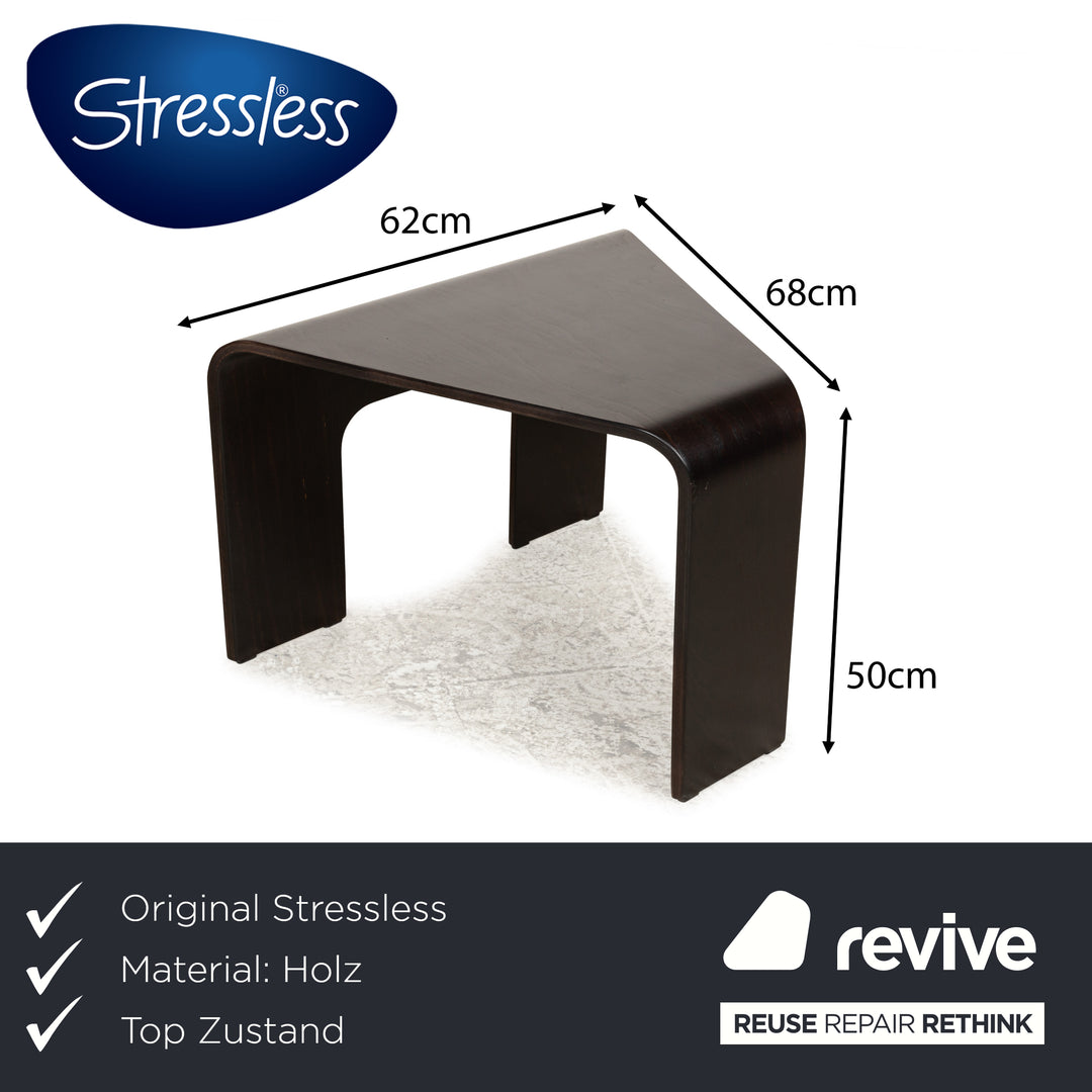 Stressless 45° Holz Couchtisch Dunkelbraun