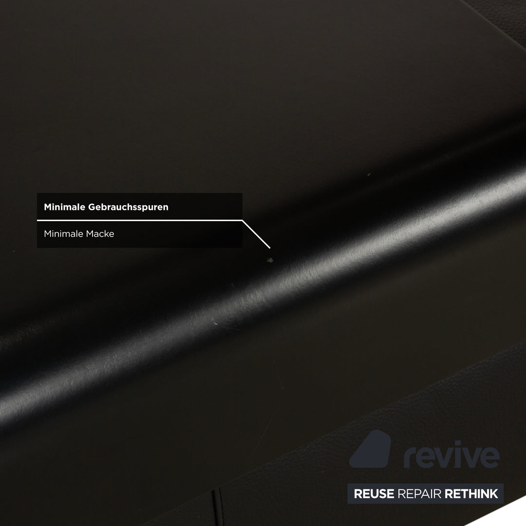 Stressless Arion Leder 2x Sessel Hocker Schwarz manuelle Funktion