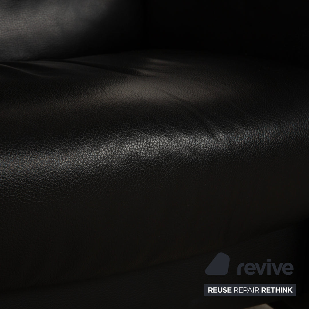 Stressless Arion Leder 2x Sessel Schwarz manuelle Funktion