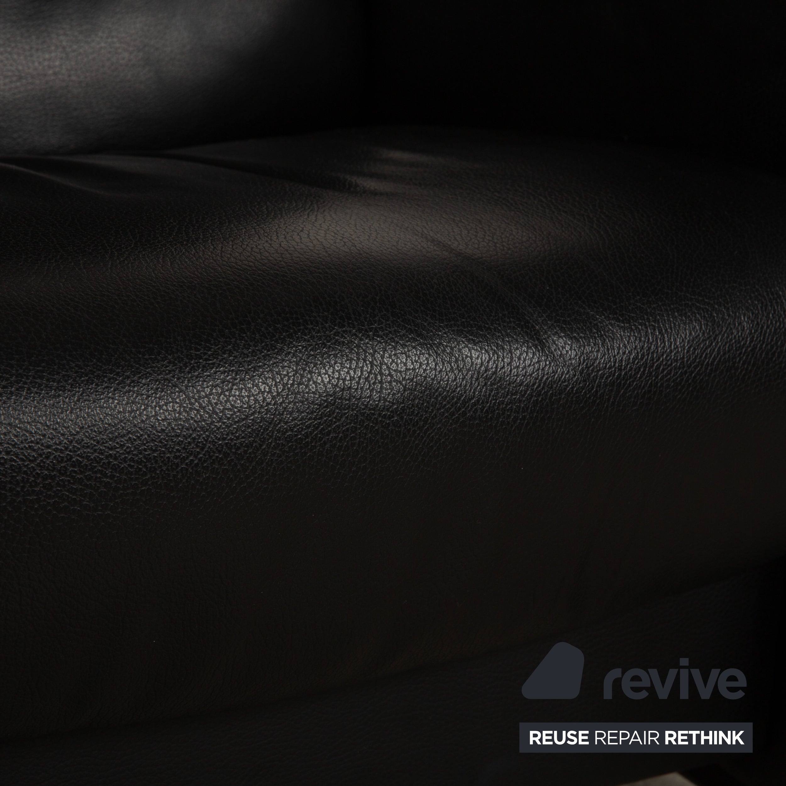 Fauteuil Stressless Arion en cuir noir 2x à commande manuelle