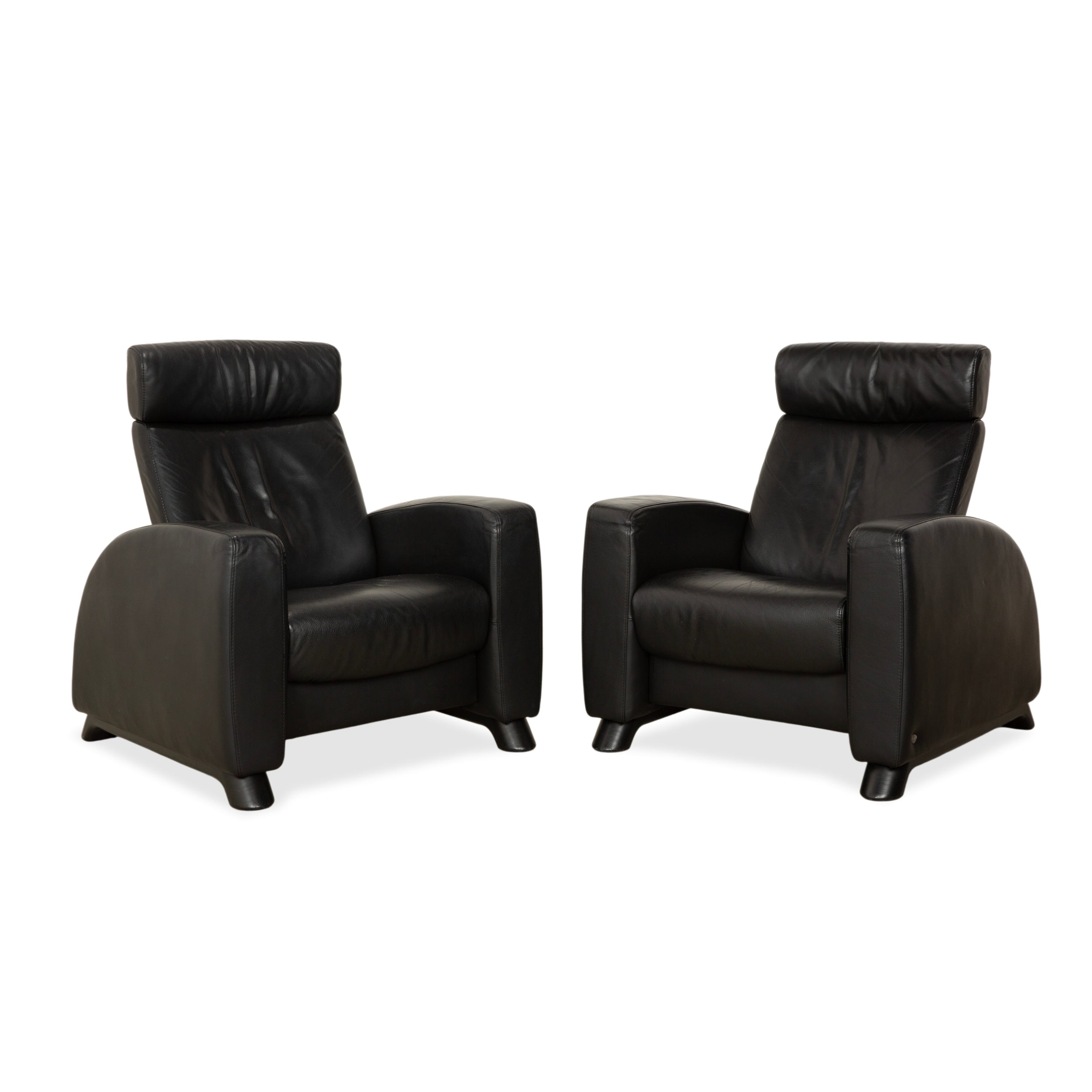 Stressless Arion Leather 2x Armchair Black Manual Function