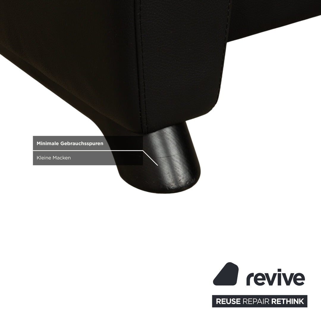 Stressless Arion Leder 2x Sessel Schwarz manuelle Funktion