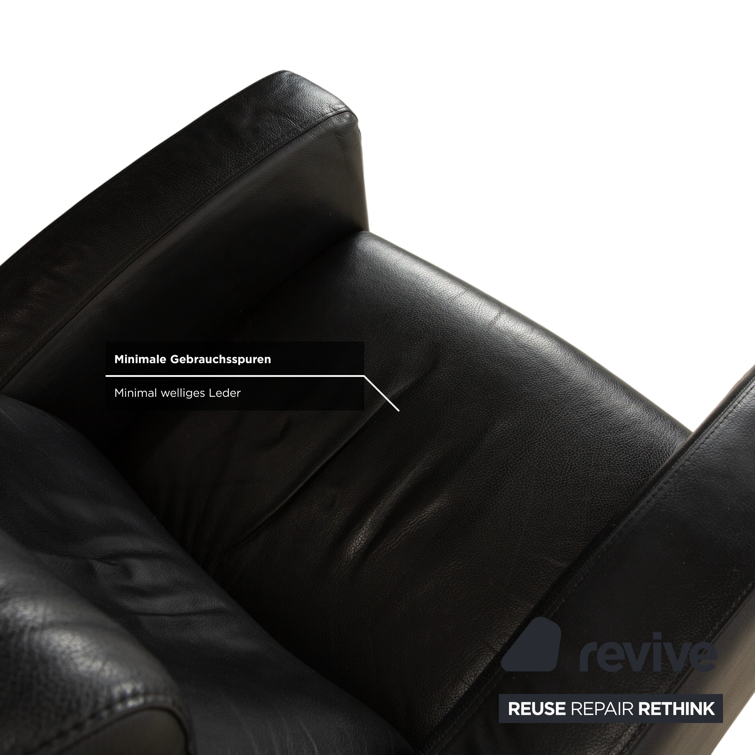 Stressless Arion Leather 2x Armchair Black Manual Function