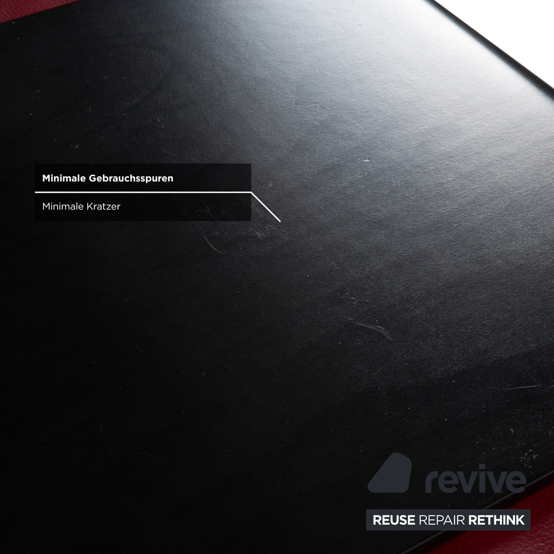 Stressless Arion Leder Hocker Doppelhocker Rot manuelle Funktion Staufach