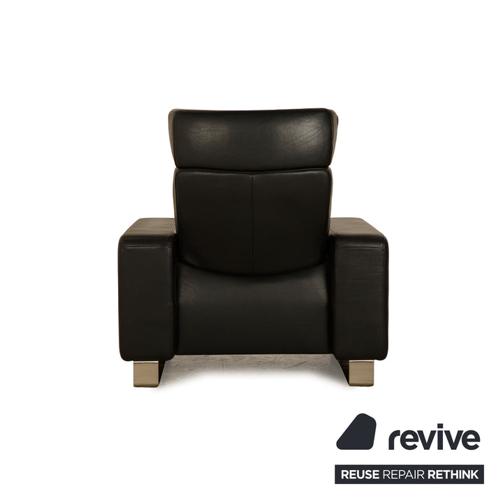 Ensemble de fauteuils en cuir Stressless Arion noir fonction manuelle 2x fauteuils