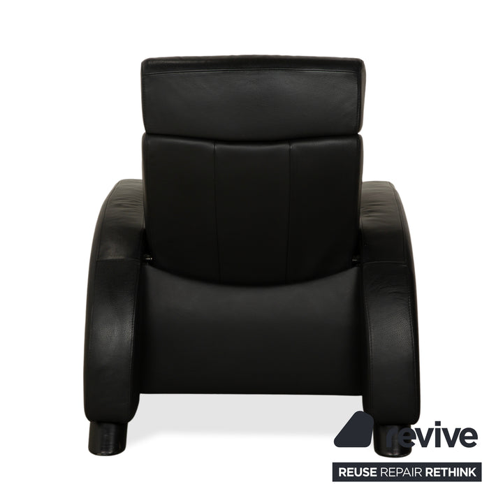 Fauteuil inclinable Stressless Arion en cuir noir à commande manuelle