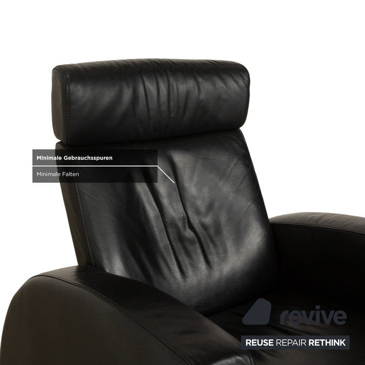 Stressless Arion Leder Sessel	Schwarz manuelle Funktion