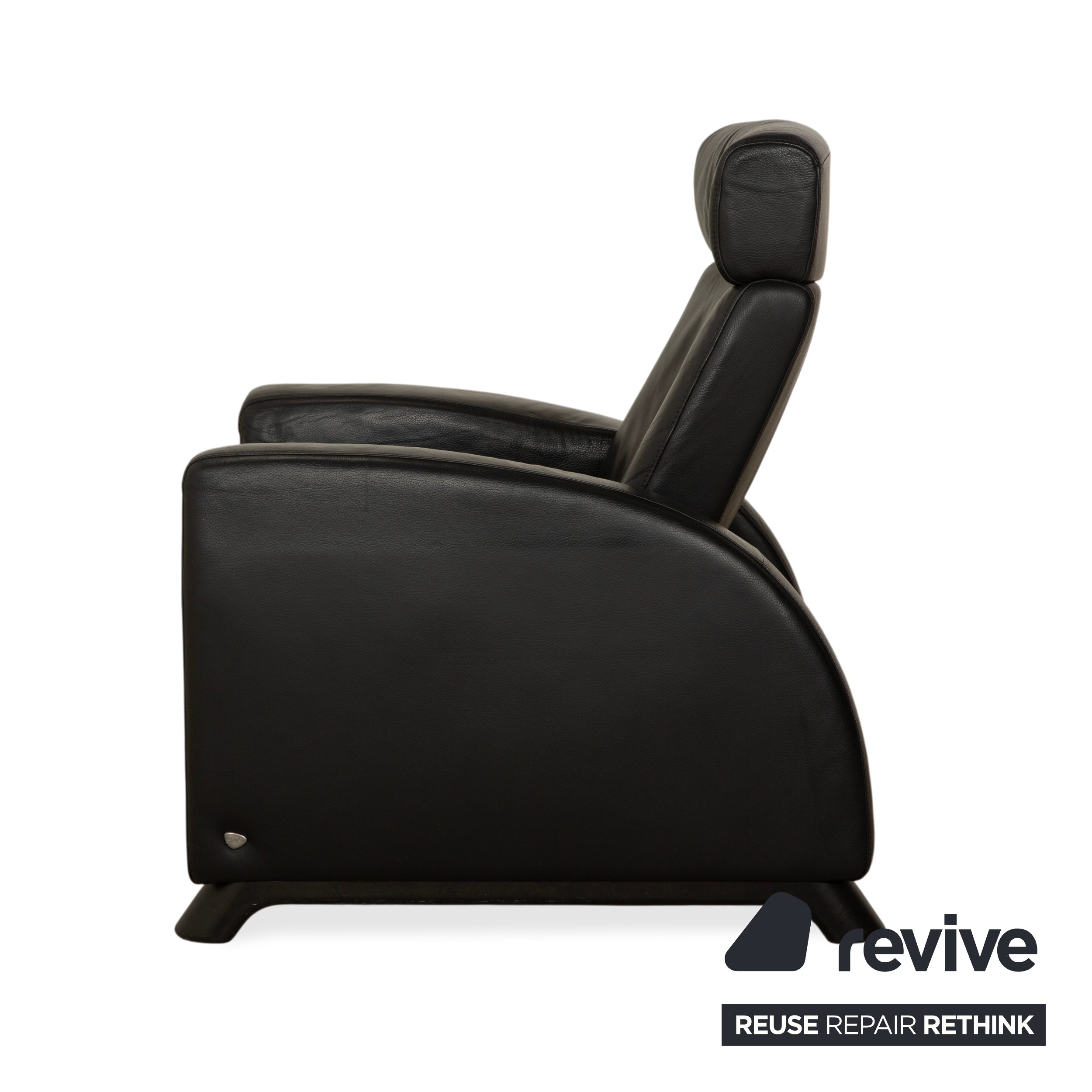 Fauteuil inclinable Stressless Arion en cuir noir à commande manuelle