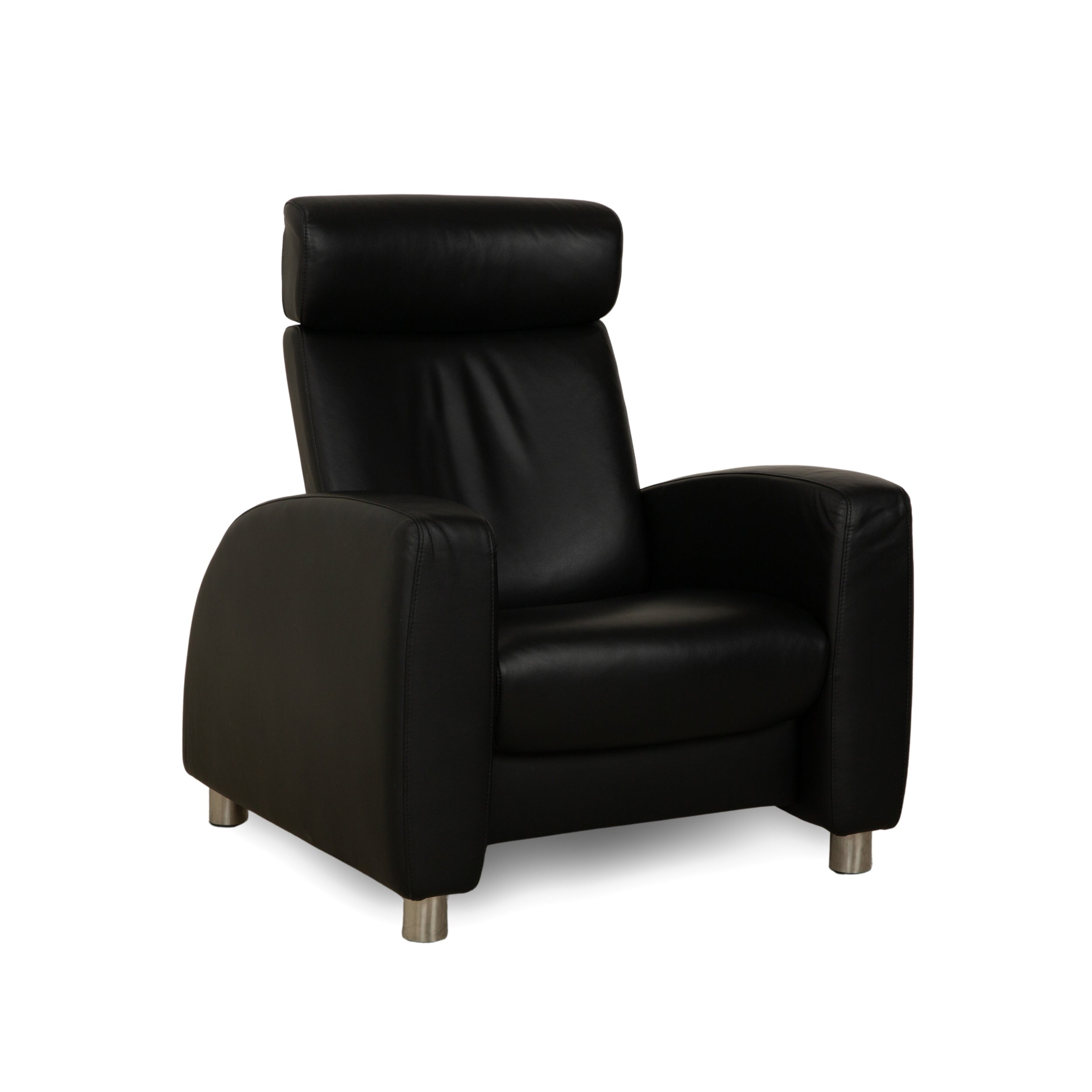 Stressless Arion Leder Sessel Schwarz manuelle Funktion Couch