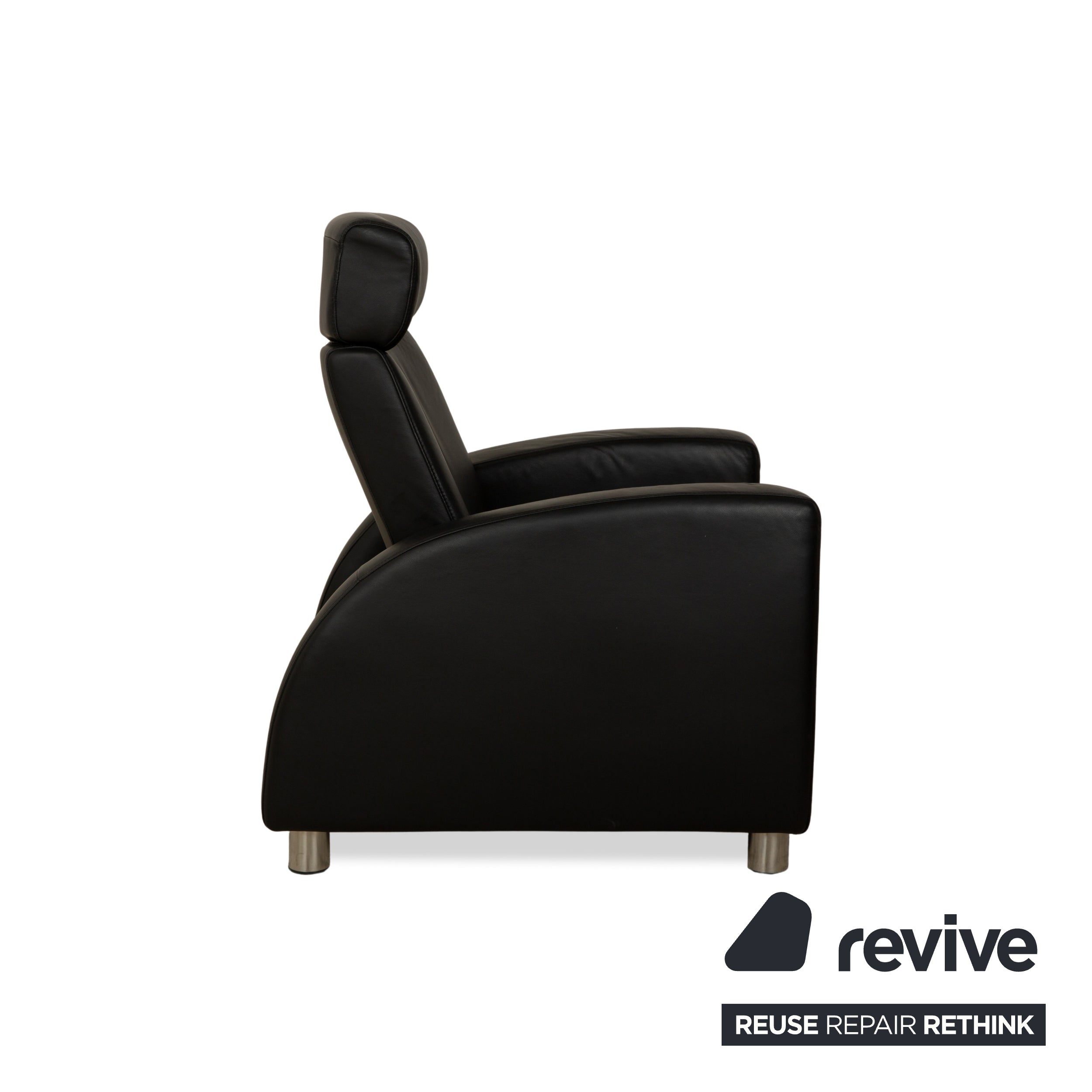 Stressless Arion Leder Sessel Schwarz manuelle Funktion Couch