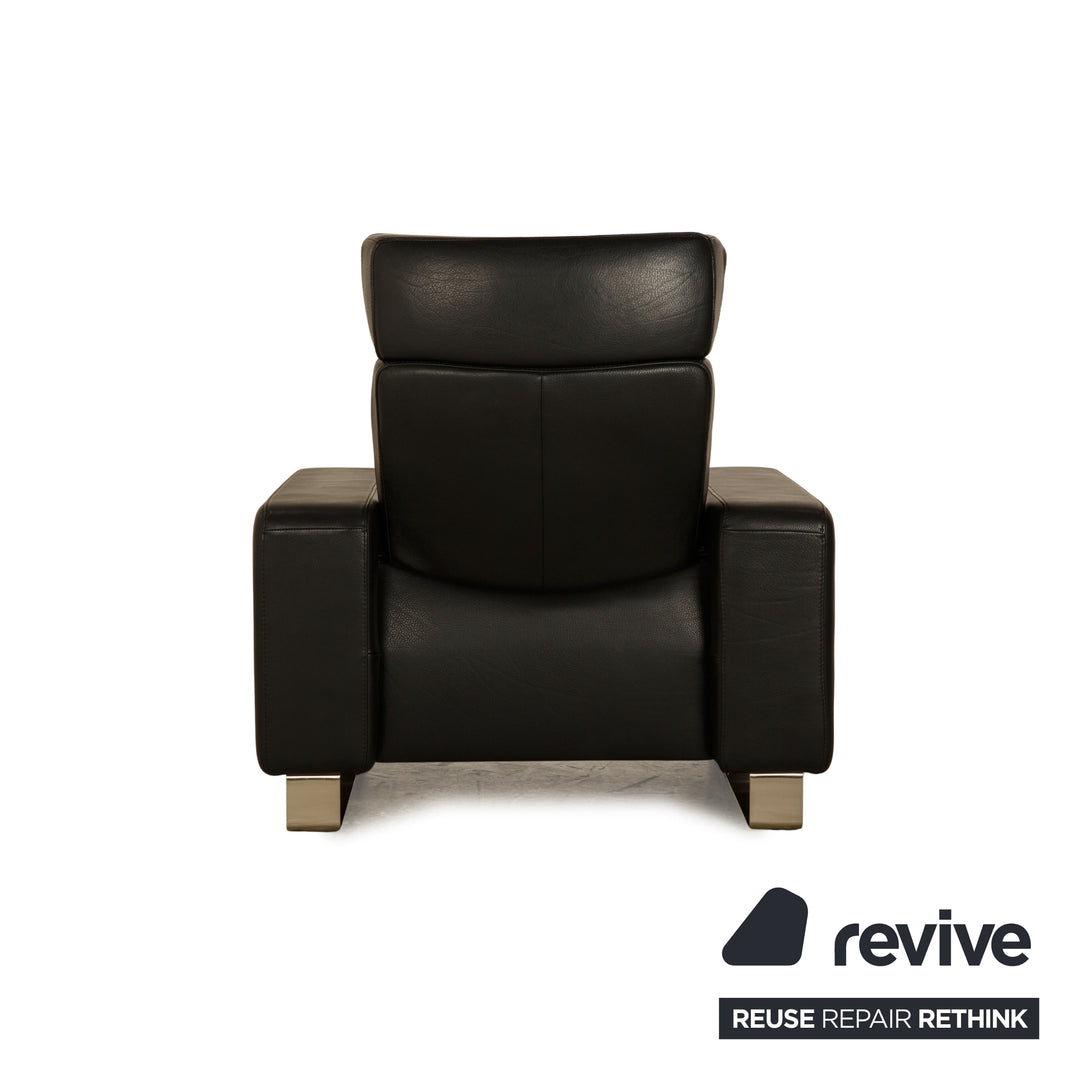 Stressless Arion Leather Armchair Black manual function