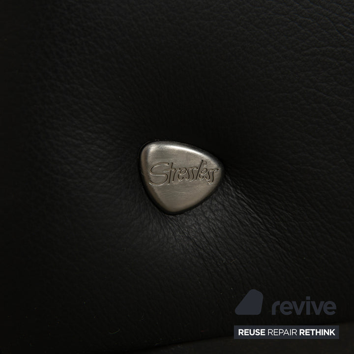 Stressless Arion Leder Sessel	Schwarz manuelle Funktion