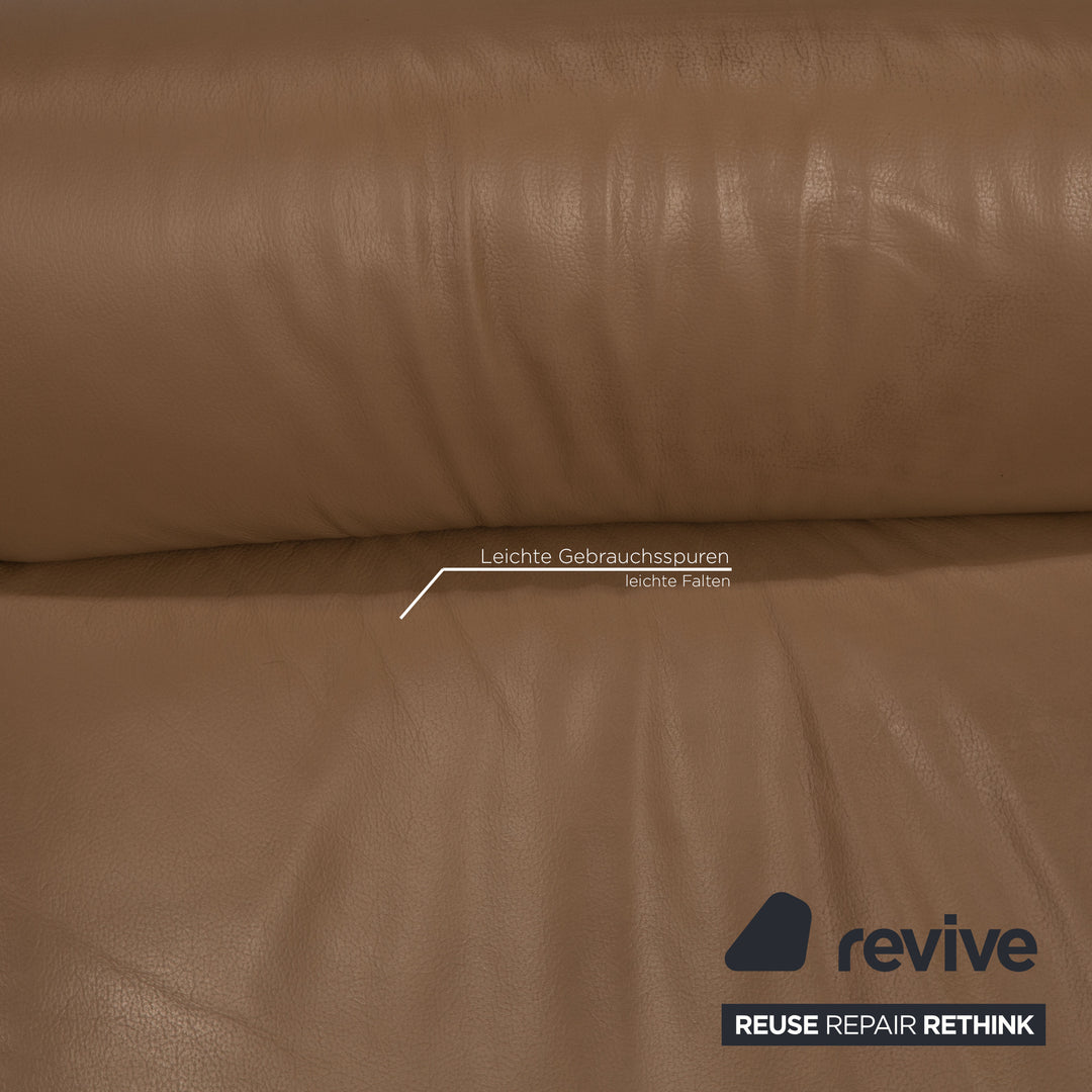 Canapé en cuir stressless Arion beige à quatre places