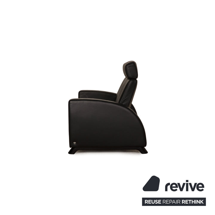 Stressless Arion Leder Sofa Schwarz Zweisitzer Couch Funktion