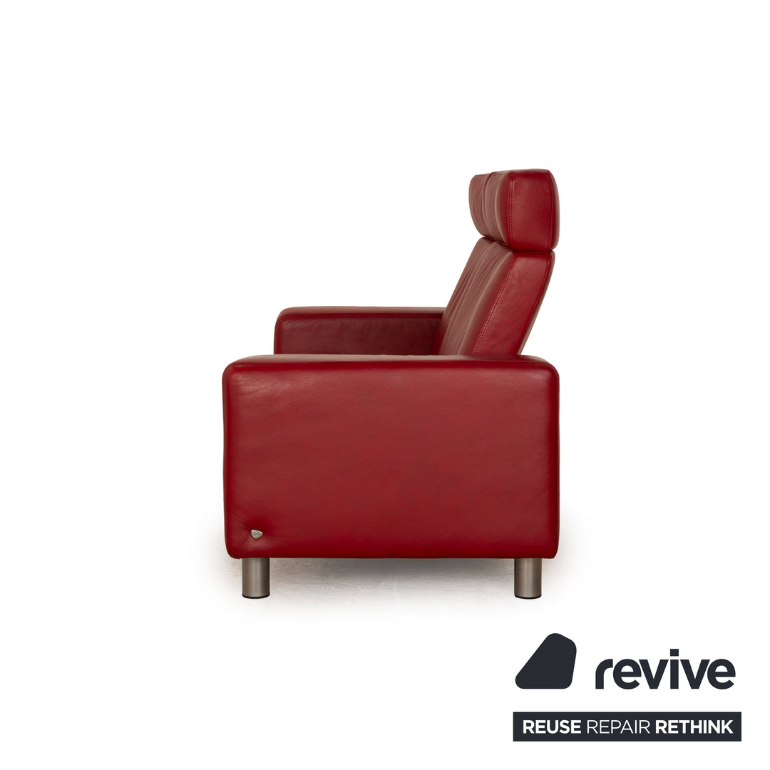 Stressless Zweisitzer Arion Rot Leder Hand - Main Image