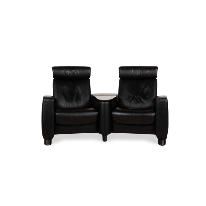 Stressless Arion Cuir Deux Places Noir Fonction Manuelle