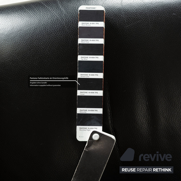 Stressless Arion Leder Zweisitzer Schwarz manuelle Funktion Heimkino