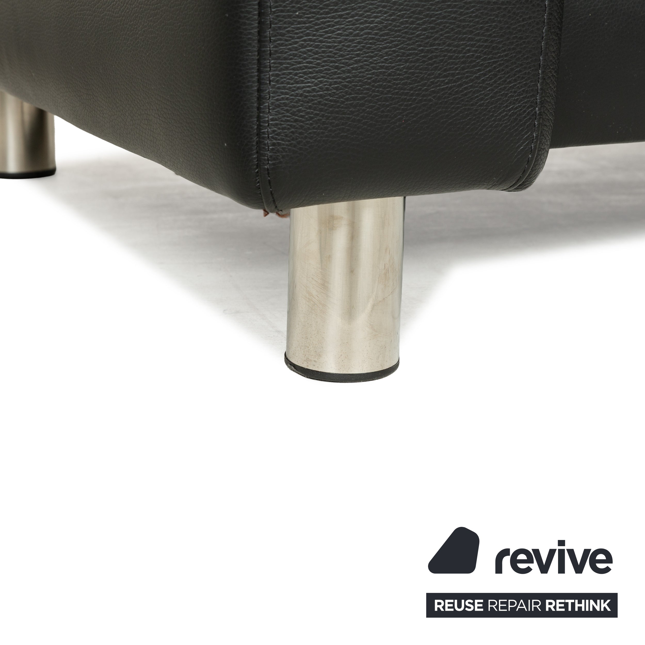 Fauteuil home cinéma Stressless Arion en cuir noir à deux places avec fonction manuelle