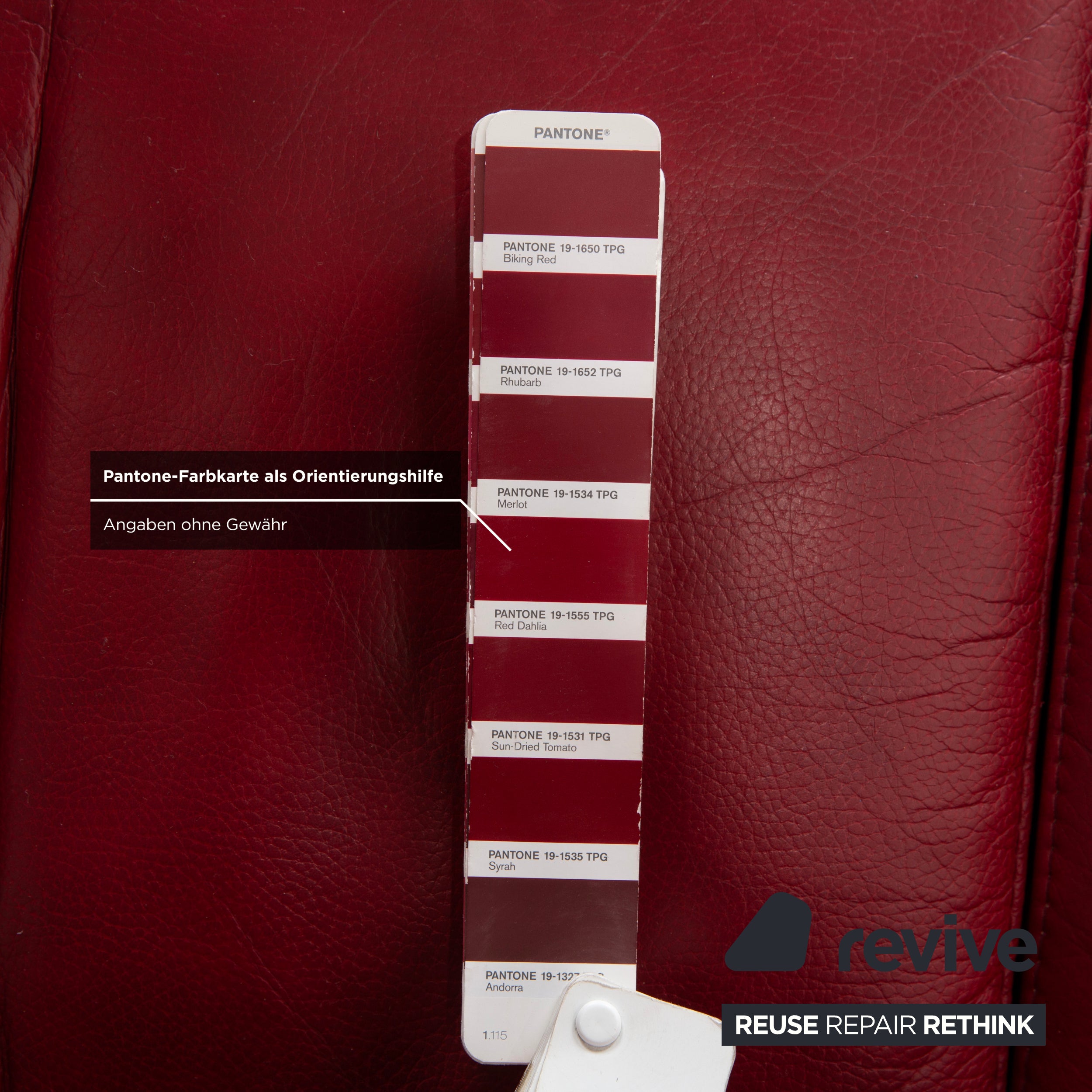 Canapé quatre places Stressless Arion, rouge, fonction manuelle