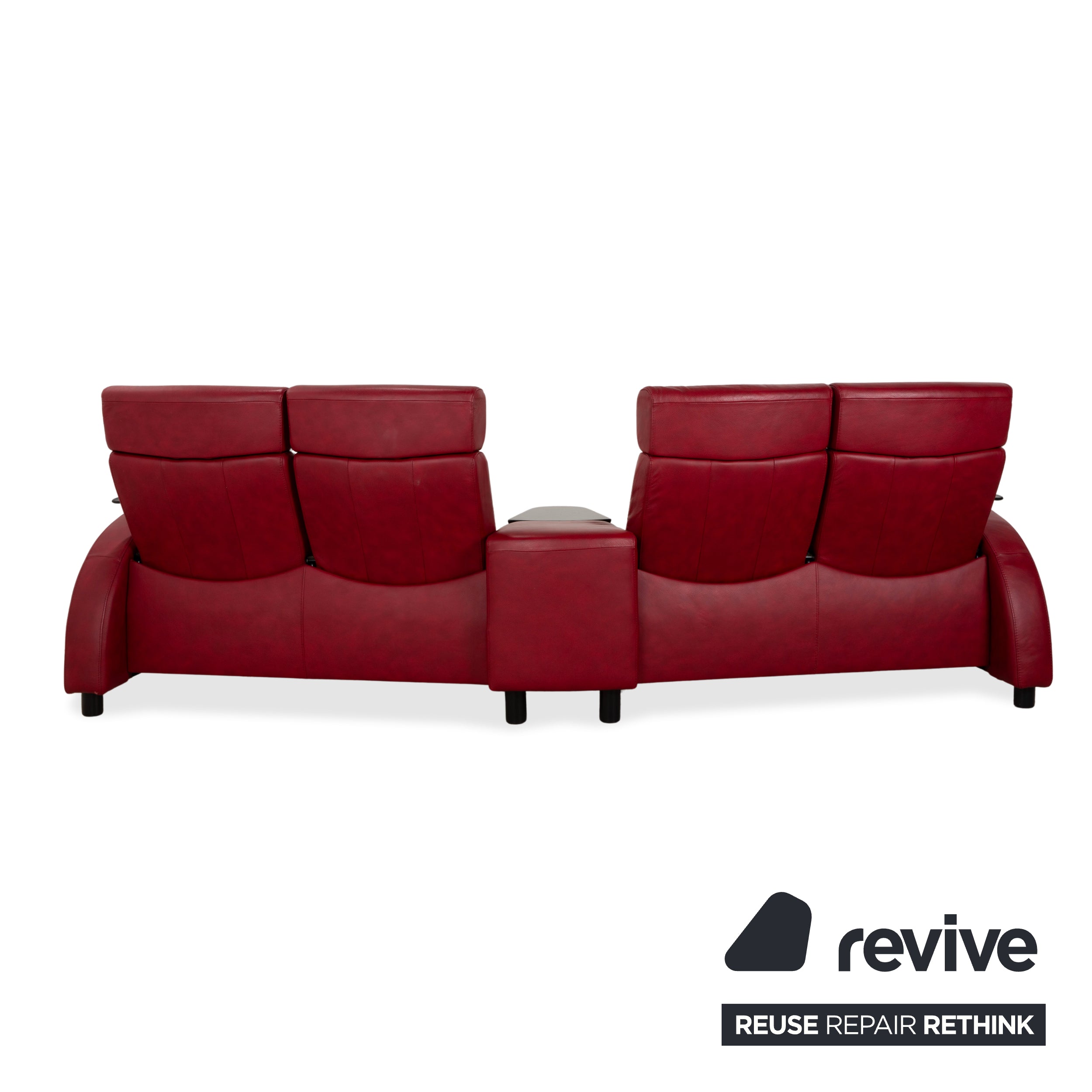 Stressless Arion four-seater sofa, red, manual function
