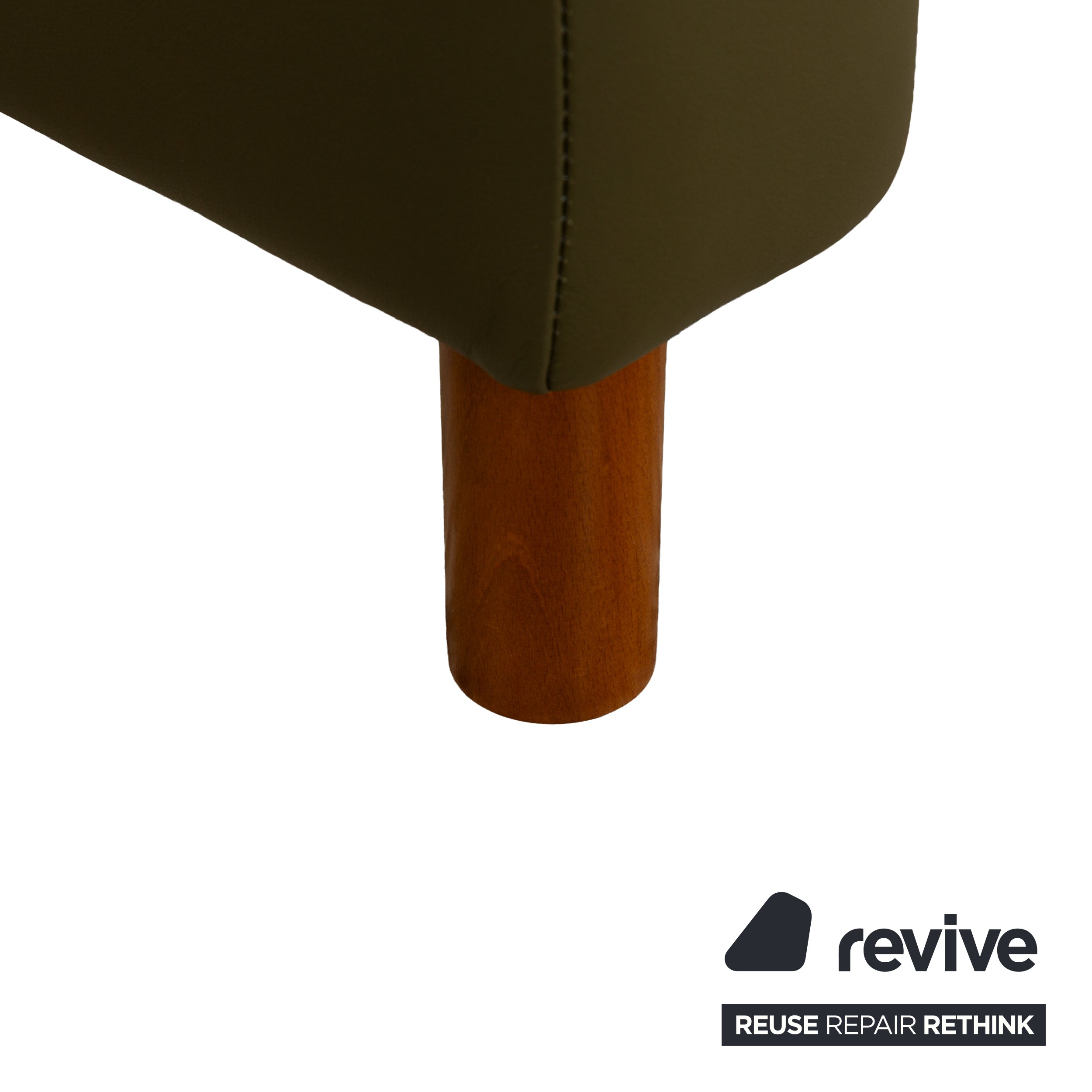 Stressless Aurora Leather Two Seater Dark Green Manual Function Sofa Couch