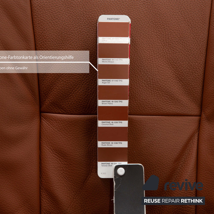 Stressless Buckingham Leather Two-Seater Brown Manual Function