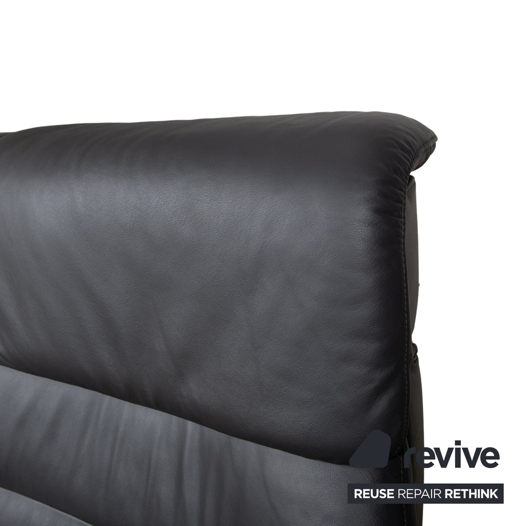 Stressless Como Leder Zweisitzer Anthrazit Sofa Couch