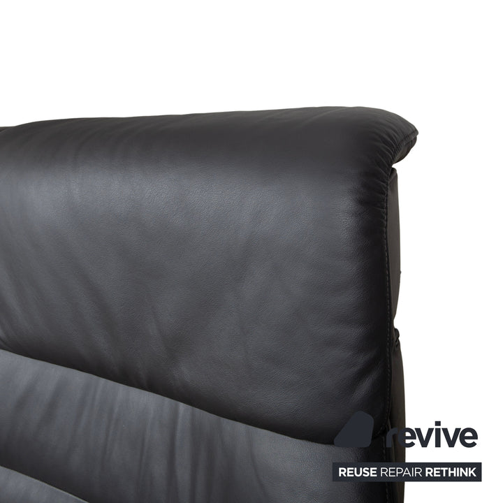 Stressless Como Leder Zweisitzer Anthrazit Sofa Couch