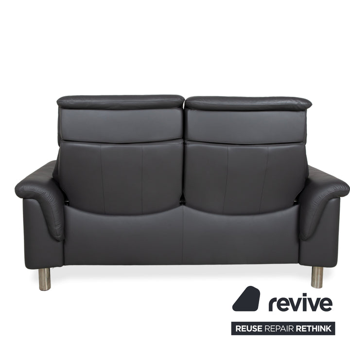 Stressless Como Leder Zweisitzer Anthrazit Sofa Couch