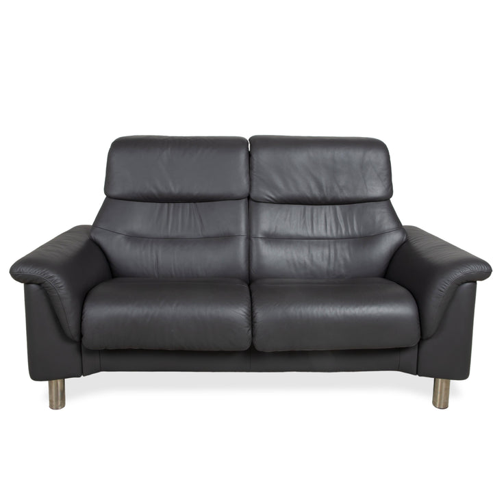 Stressless Como Leder Zweisitzer Anthrazit Sofa Couch