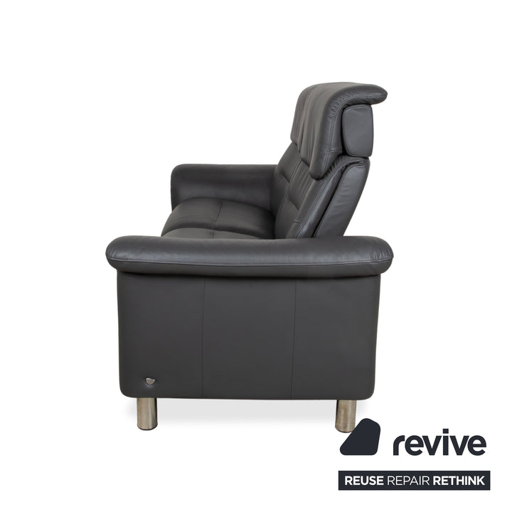 Stressless Como Leder Zweisitzer Anthrazit Sofa Couch