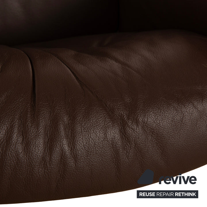Stressless Consul Leder Sessel Braun Dunkelbraun manuelle Funktion Relaxfunktion