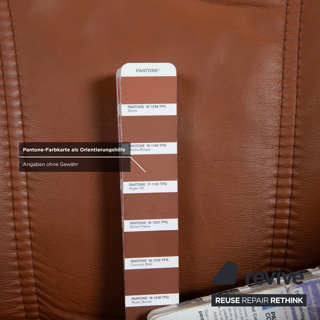 Stressless Consul Leder Sessel Braun manuelle Funktion inkl. Hocker