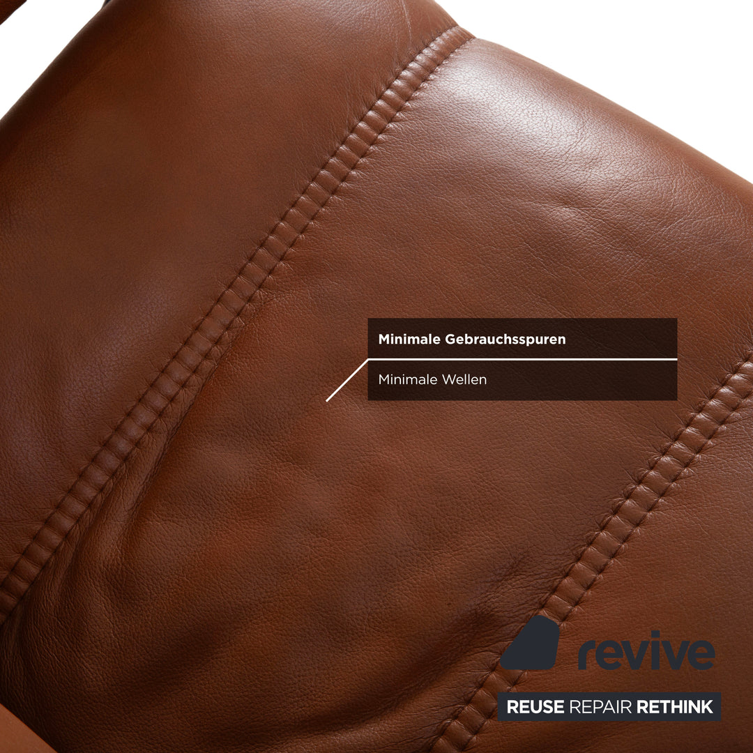 Stressless Consul Leder Sessel Braun manuelle Funktion inkl. Hocker