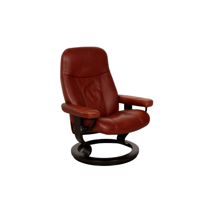 Stressless Consul Leder Sessel Braun Rotbraun Relaxfunktion