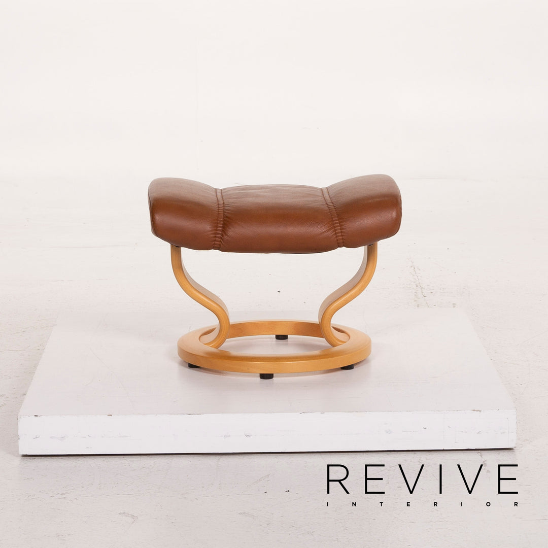 Stressless Consul Leder Sessel Cognac inkl. Hocker Relaxfunktion #15279