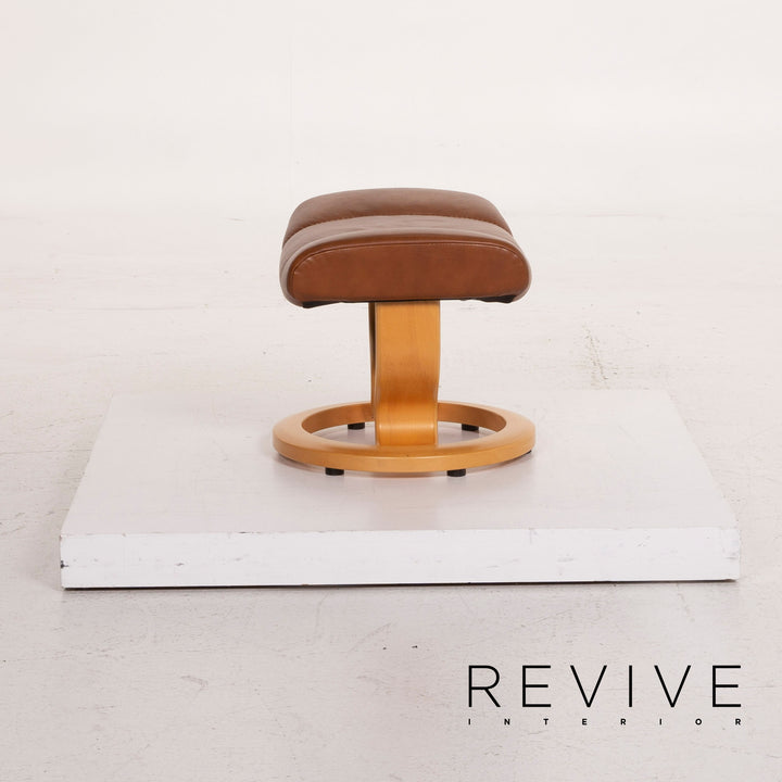 Stressless Consul Leder Sessel Cognac inkl. Hocker Relaxfunktion #15279