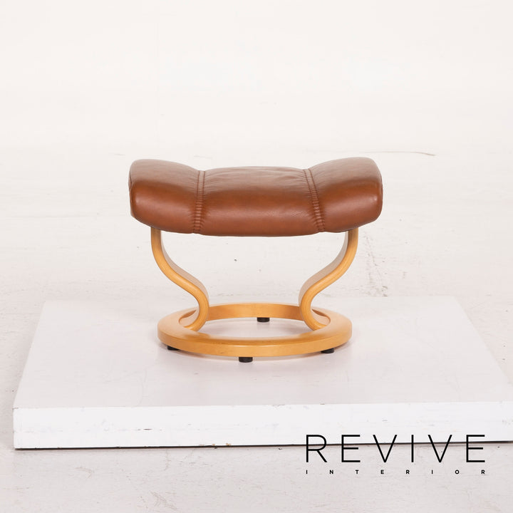 Stressless Consul Leder Sessel Cognac inkl. Hocker Relaxfunktion #15279
