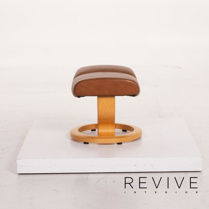 Stressless Consul Leder Sessel Cognac inkl. Hocker Relaxfunktion #15279