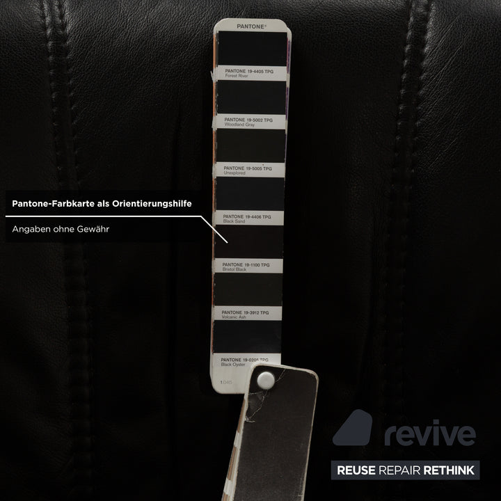 Stressless Consul Leder Sessel Schwarz manuelle Funktion Liegefunktion