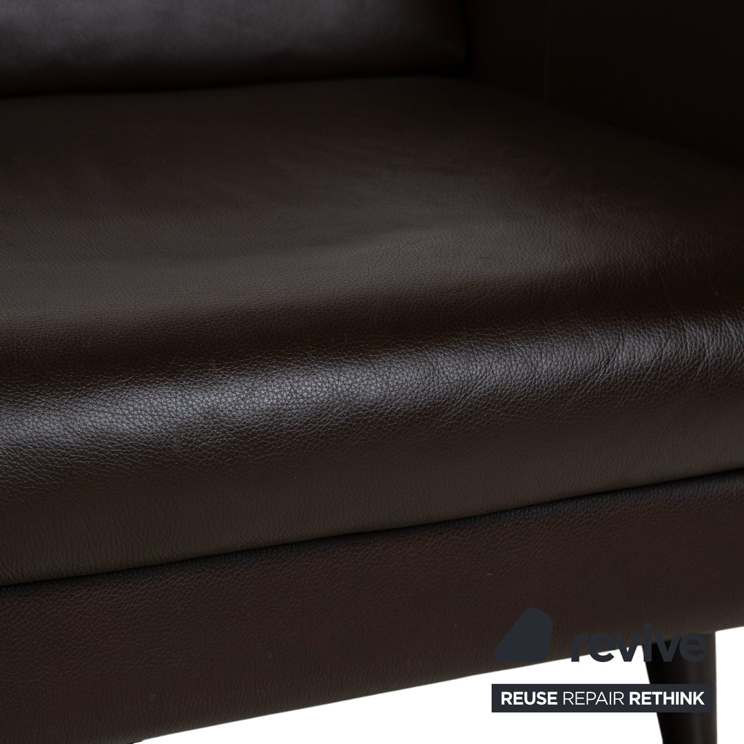 Stressless Copenhagen Leder Zweisitzer Braun Sofa Couch