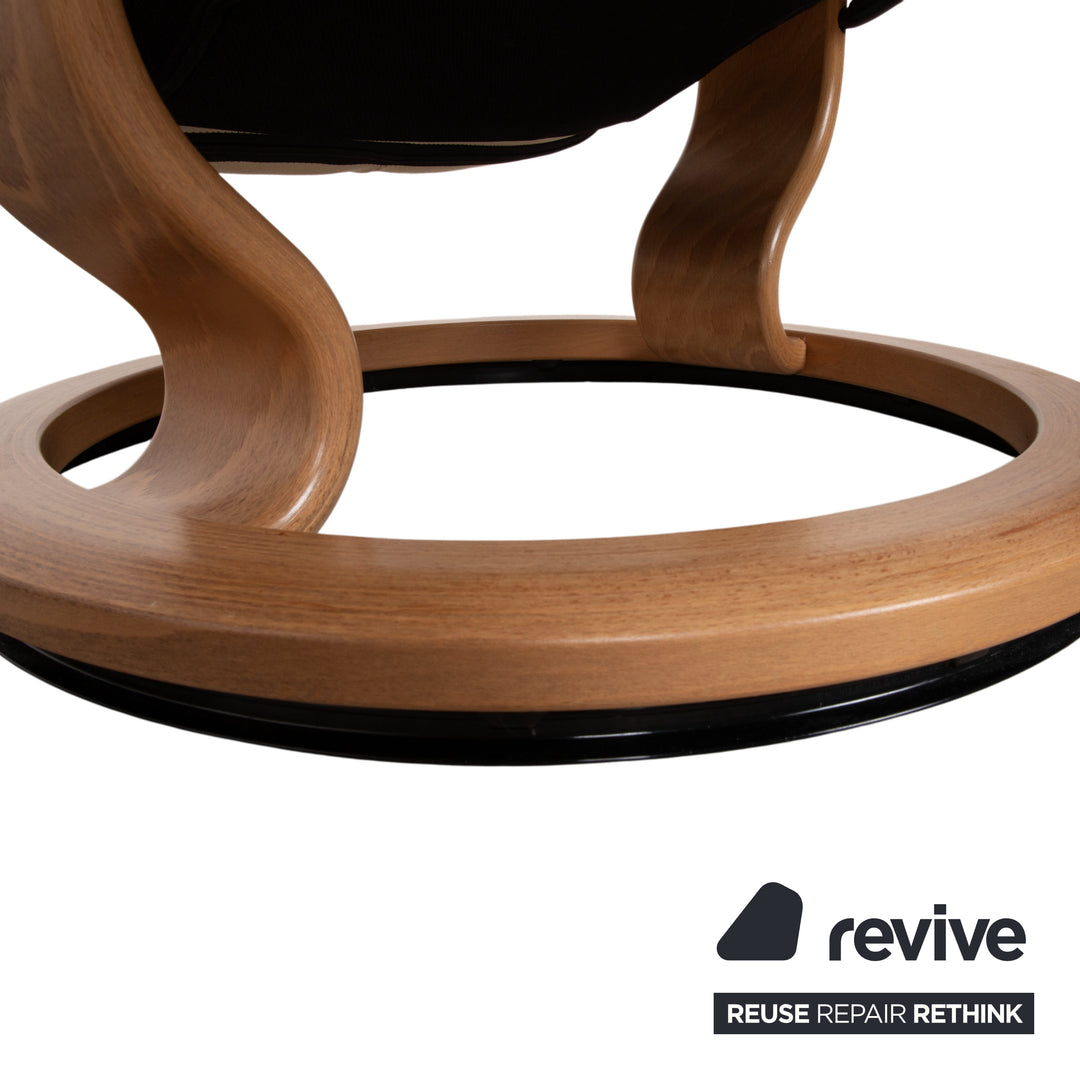 Stressless Dream Leder Garnitur Sessel Creme inkl. Hocker