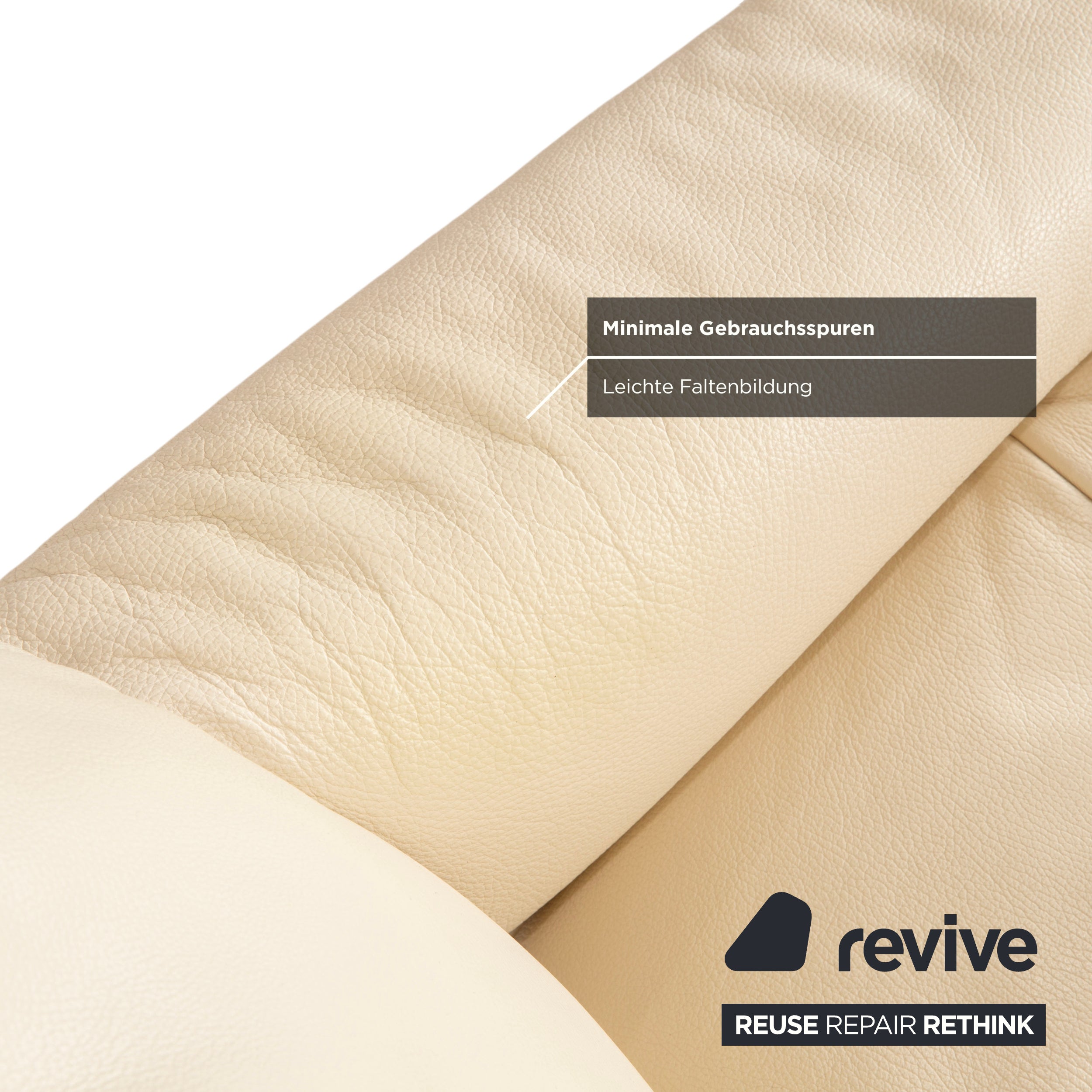 Stressless Dream Leder Sessel Creme inkl. Hocker