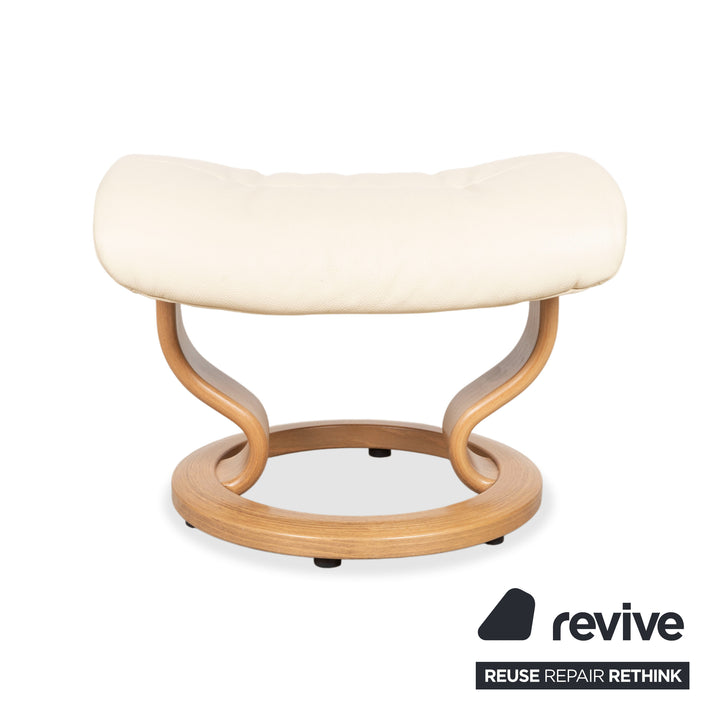 Stressless Dream Leder Sessel Creme inkl. Hocker