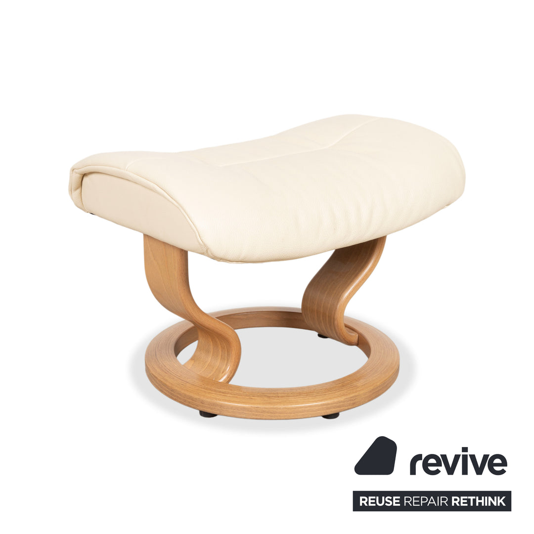 Stressless Dream Leder Sessel Creme inkl. Hocker