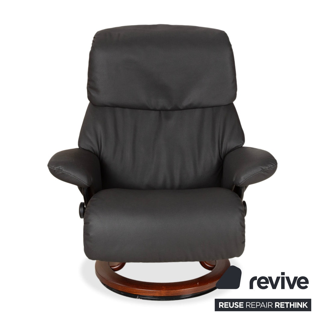 Stressless Dream Leder Sessel Schwarz Anthrazit Grau Braun inkl. Hocker